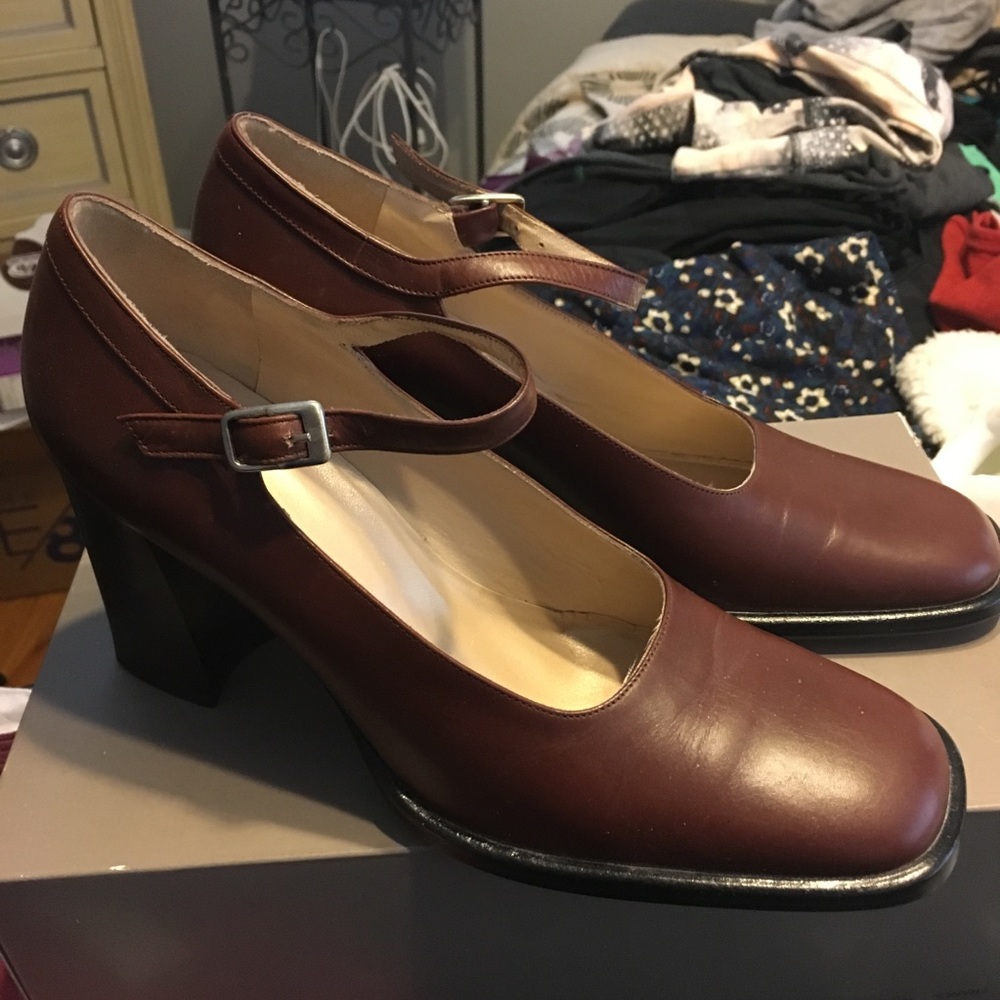 Leather Blanca Biferali Heels